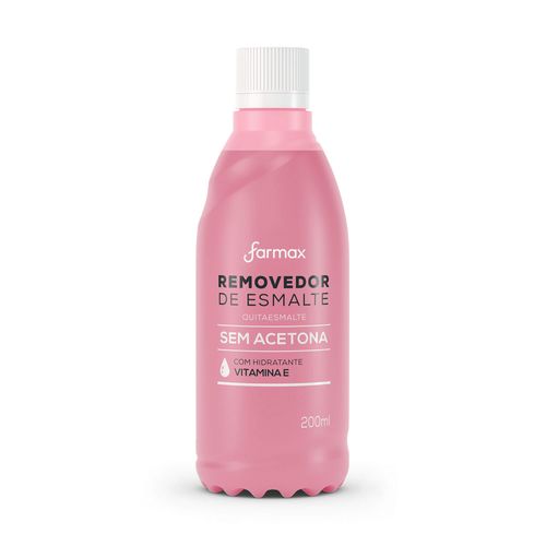 Removedor de Esmalte sem Acetona Farmax 200ml