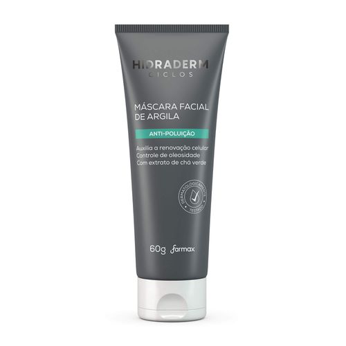 Mascara Facial Argila Hidraderm Ciclos 60g