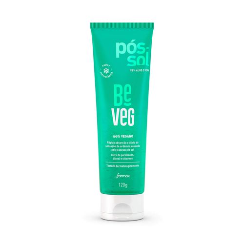 Pós Sol 98% Aloe e Vera BeVeg 120g