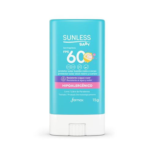 Protetor Solar Baby Bastão Sunless Fps60 15g