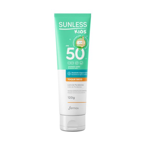 Protetor Solar Kids Toque Seco Sunless Fps50 120g