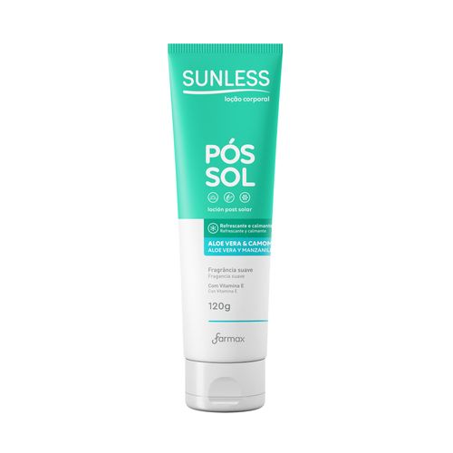 Loção Pós Camomila e Sol Aloe Vera Sunless 120g