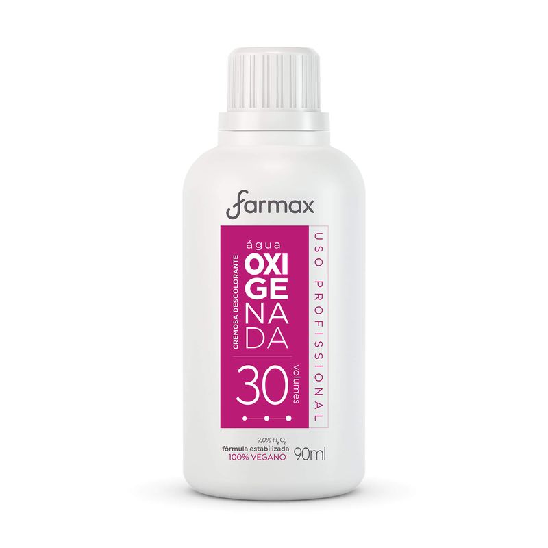 Farmax Água Oxigenada Cremosa Volume 30 90ml – Kiosk Brazil