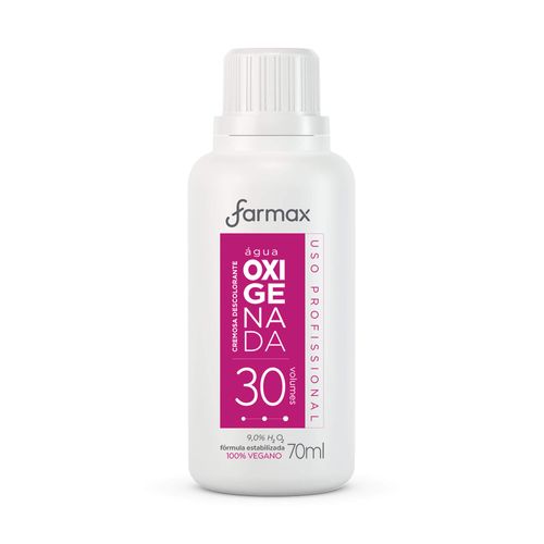 Descolorante Água Oxigenada Cremosa 30 Volumes Farmax 70ml