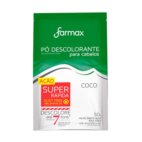 Pó Descolorante Capilar Coco Farmax 50g