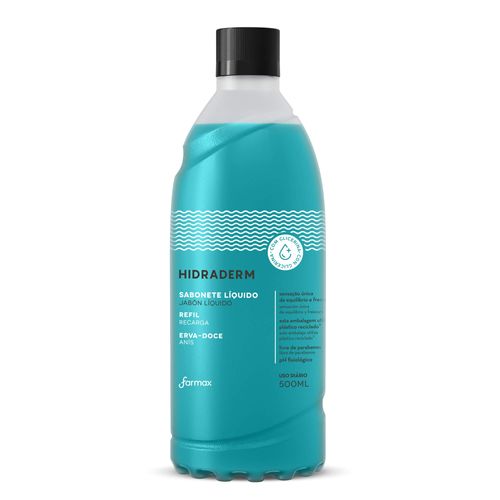 Sabonete Líquido Refil Erva Doce com Glicerina Hidraderm 500ml