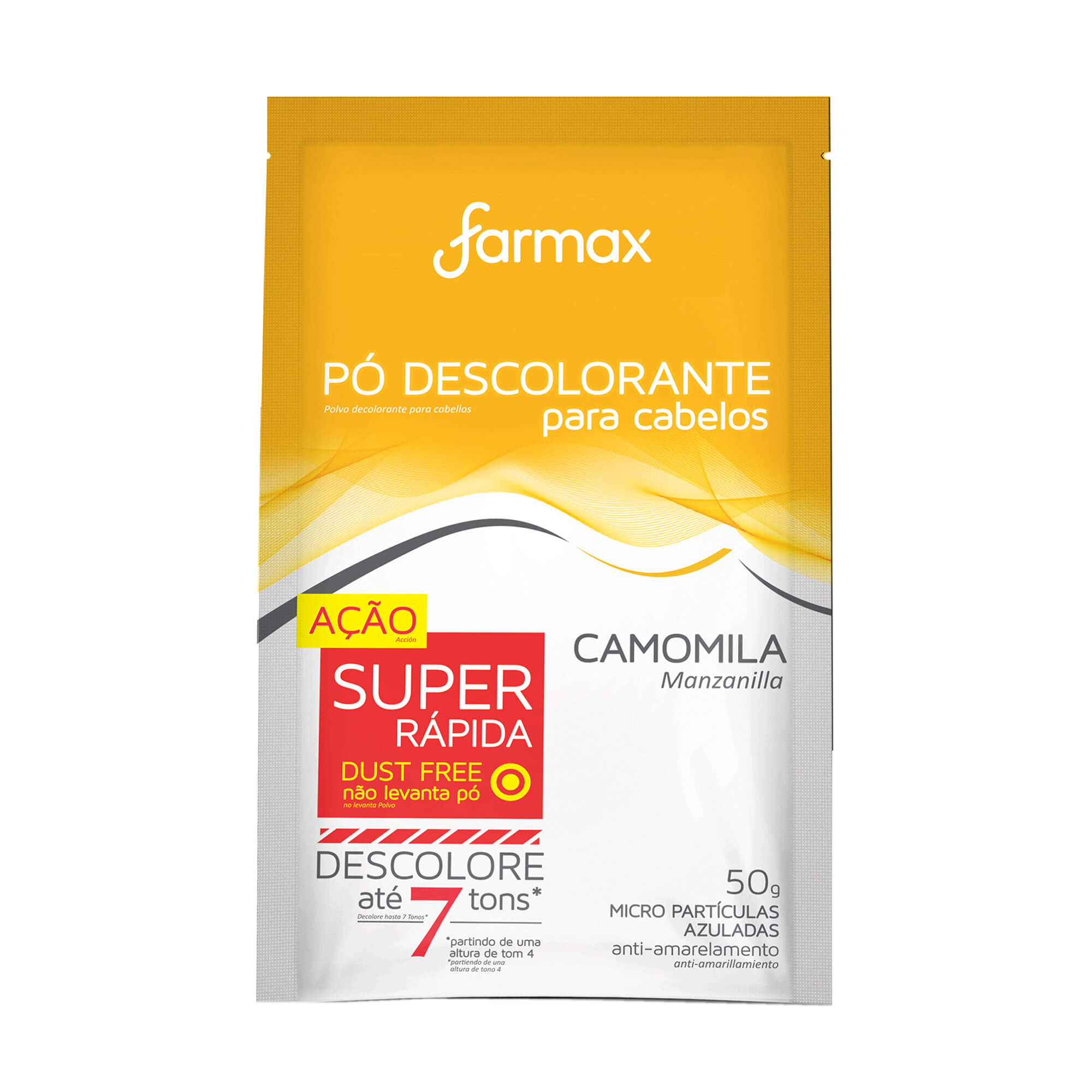 PO DESCOLORANTE CAPILAR CAMOMILA FARMAX 50G - Farmax