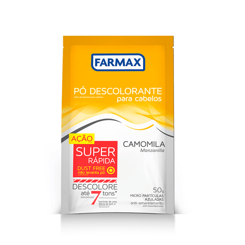 Pó Descolorante para Cabelos Camomila Farmax 50g