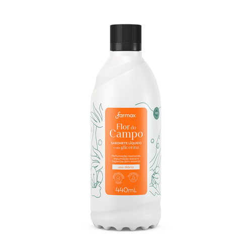 REFIL SABONETE LIQUIDO FLOR DO CAMPO FARMAX 440ML
