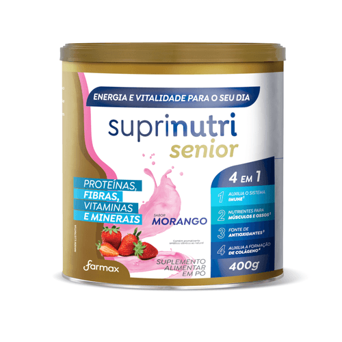 Suplemento Morango Suprinutri Sênior 400g