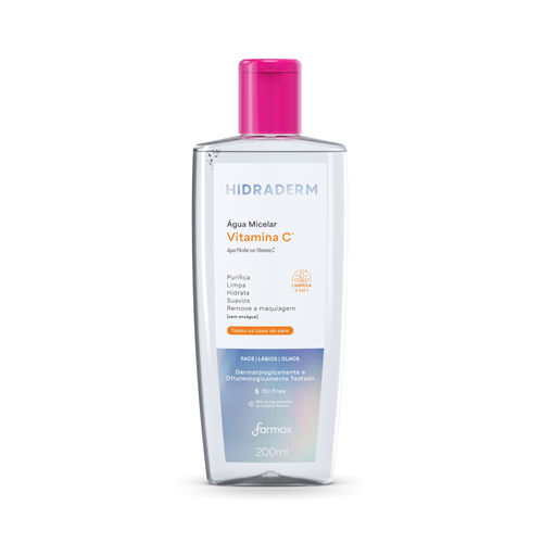 AGUA MICELAR VITAMINA C HIDRADERM 200ML